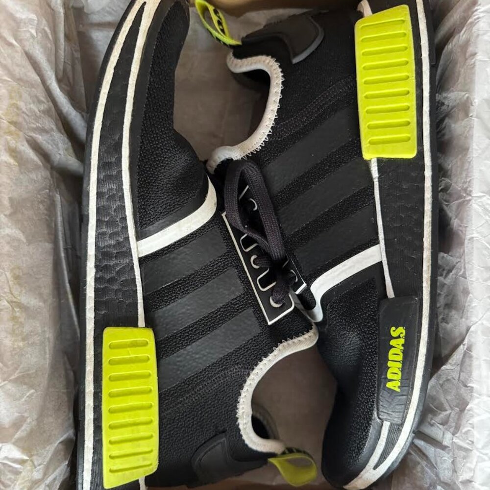 Adidas NMD R1 "Solar Yellow" Shoes - Size 9.5